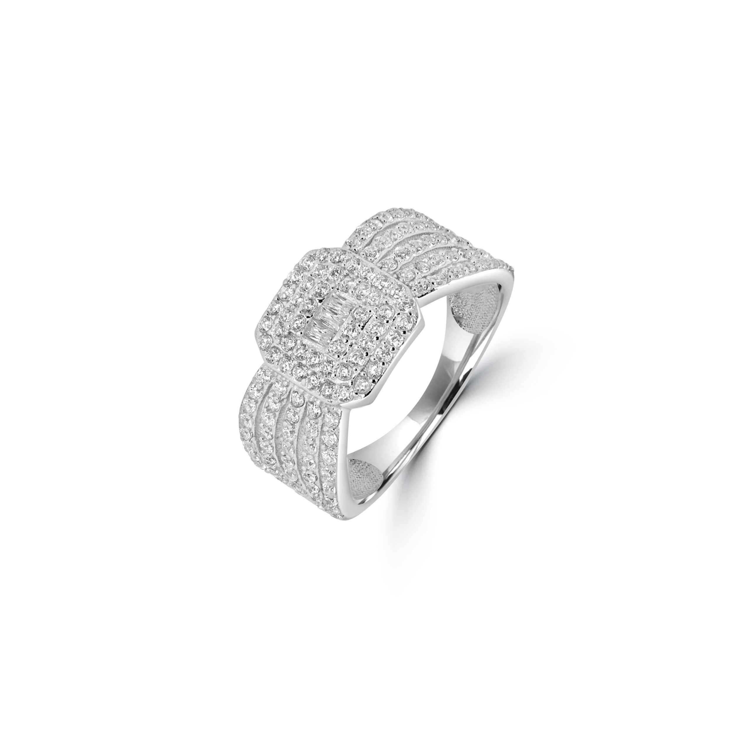 Bague Éclat Rectangulaire — Un éclat maîtrisé, une élégance affirmée.La Bague Éclat Rectangulaire révèle la beauté d’un design précis et lumineux, pensé pour sublimer chaque…