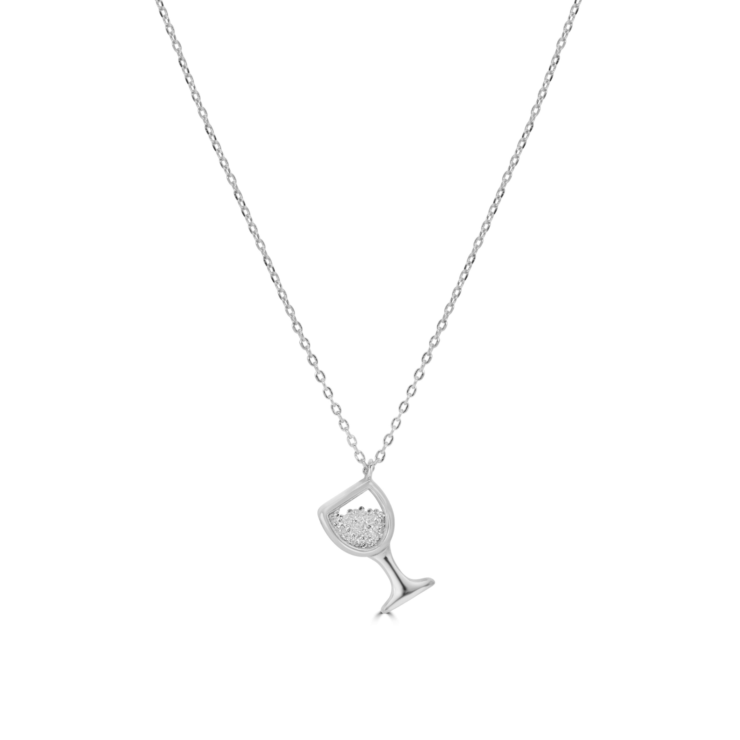 Collier Khmissa "Talisman de Brillance" – Argent 925 Pur & Serti