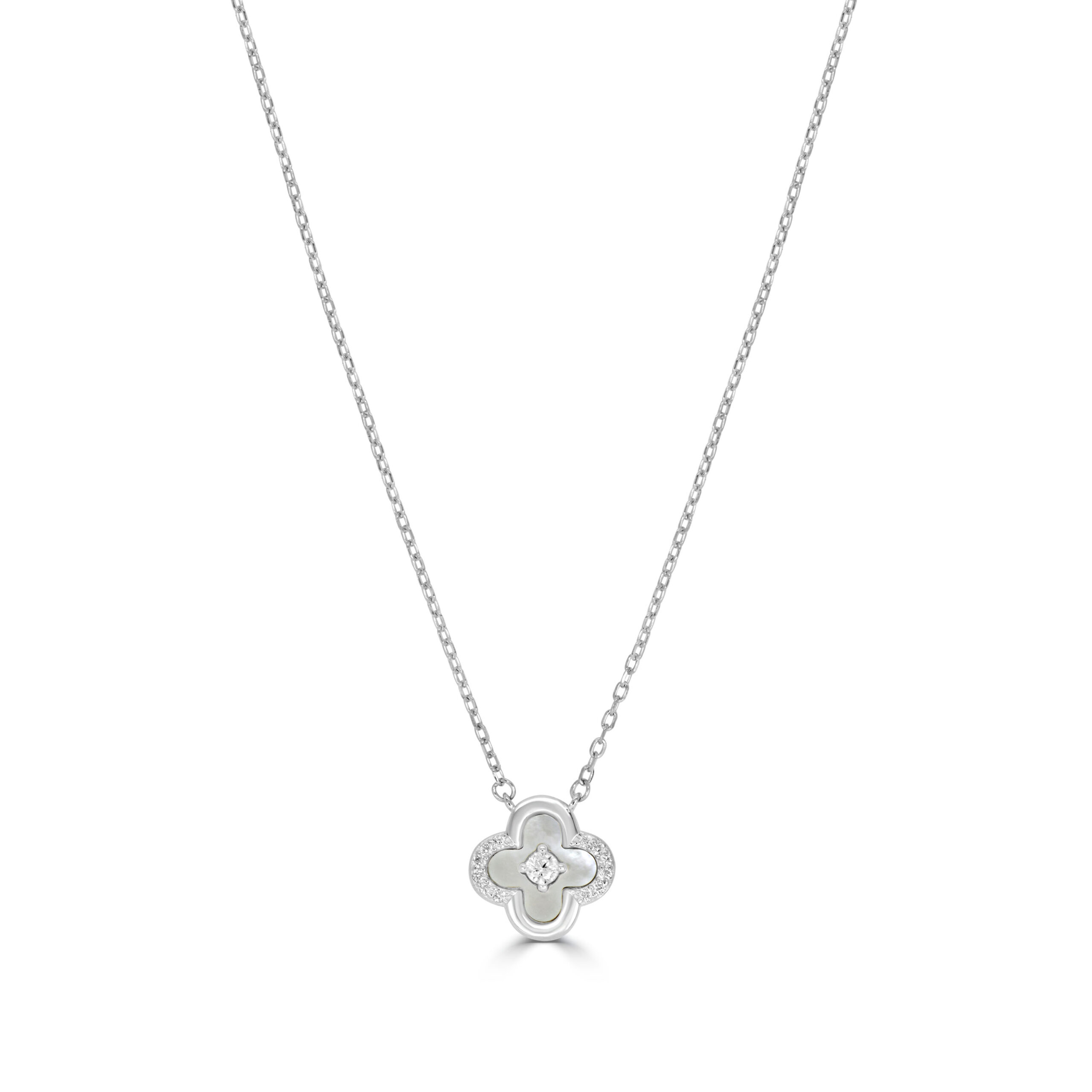 Collier Nœud Argent 925 Cristaux – Bijou Pavé Scintillant
